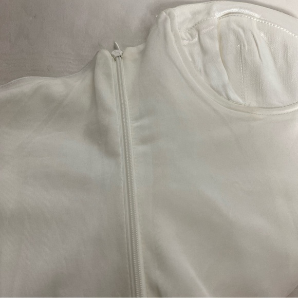 Zara satin bustier bodysuit. Off-white color, size S. - Picture 9 of 12